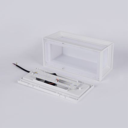 Brilagi - LED vonkajšie nástenné svietidlo PARKER LED/12W/230V 3000/4500/6000K biela IP44