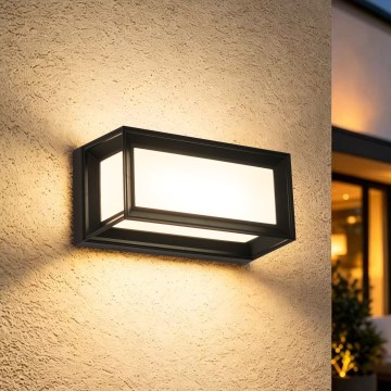 Brilagi - LED vonkajšie nástenné svietidlo PARKER LED/12W/230V 3000/4500/6000K čierna IP44