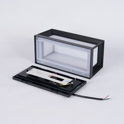 Brilagi - LED vonkajšie nástenné svietidlo PARKER LED/12W/230V čierne IP44