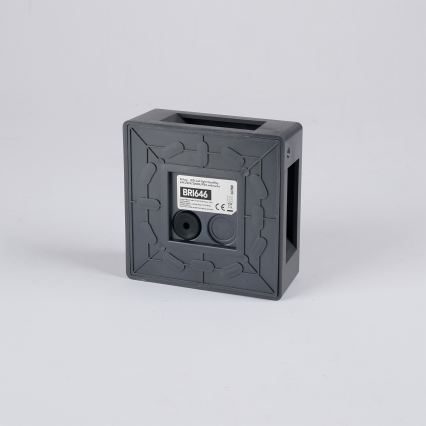 Brilagi - LED vonkajšie nástenné svietidlo QUADRAY LED/6W/230V antracit IP54