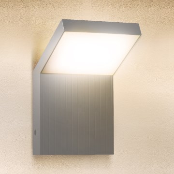 Brilagi - LED vonkajšie nástenné svietidlo RIANO LED/8W/230V strieborné IP65