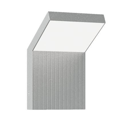 Brilagi - LED vonkajšie nástenné svietidlo RIANO LED/8W/230V strieborné IP65