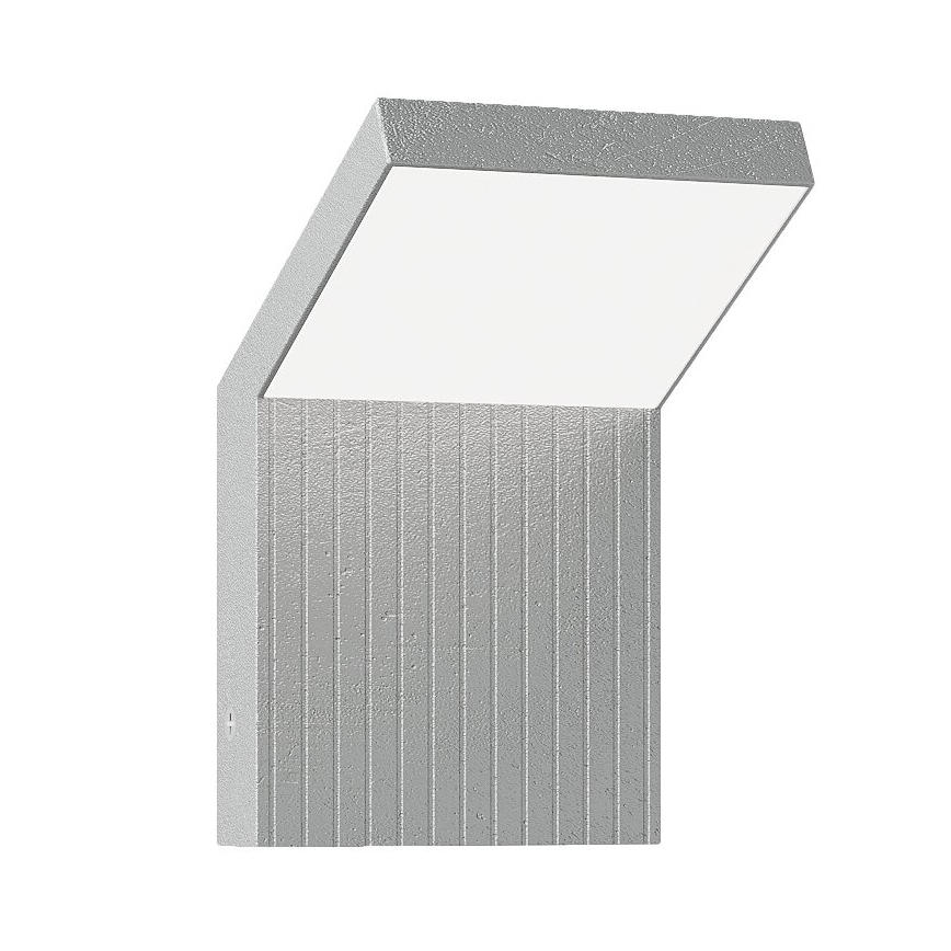 Brilagi - LED vonkajšie nástenné svietidlo RIANO LED/8W/230V strieborné IP65
