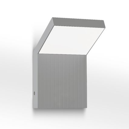 Brilagi - LED vonkajšie nástenné svietidlo RIANO LED/8W/230V strieborné IP65