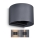 Brilagi - LED Vonkajšie nástenné svietidlo RONDO LED/6W/230V antracit IP54