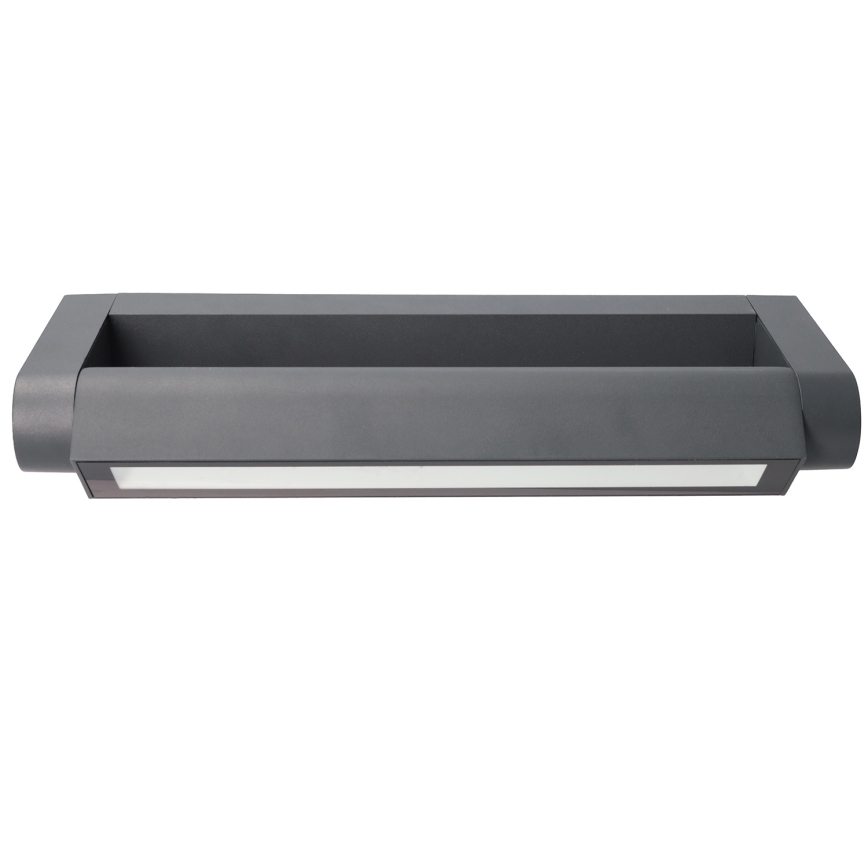 Brilagi - LED Vonkajšie nástenné svietidlo SALERNO LED/12W/230V 35,5 cm antracitové IP65