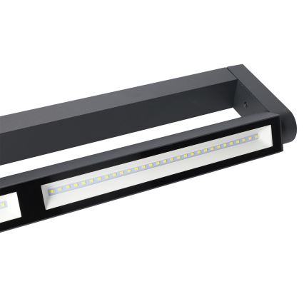 Brilagi - Vonkajšie nástenné LED svietidlo SALERNO LED/24W/230V 66 cm antracit IP65