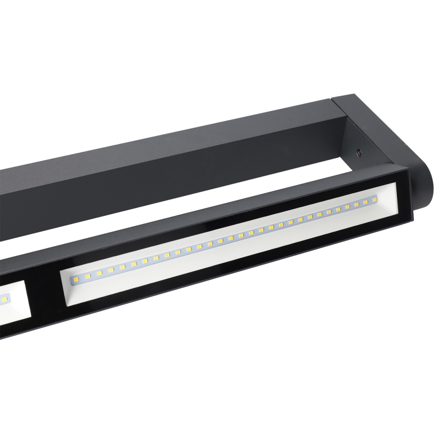 Brilagi - Vonkajšie nástenné LED svietidlo SALERNO LED/24W/230V 66 cm antracit IP65