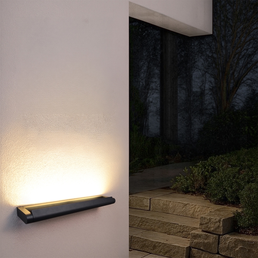 Brilagi - LED vonkajšie nástenné svietidlo SALERNO LED/24W/230V 66 cm čierna IP65