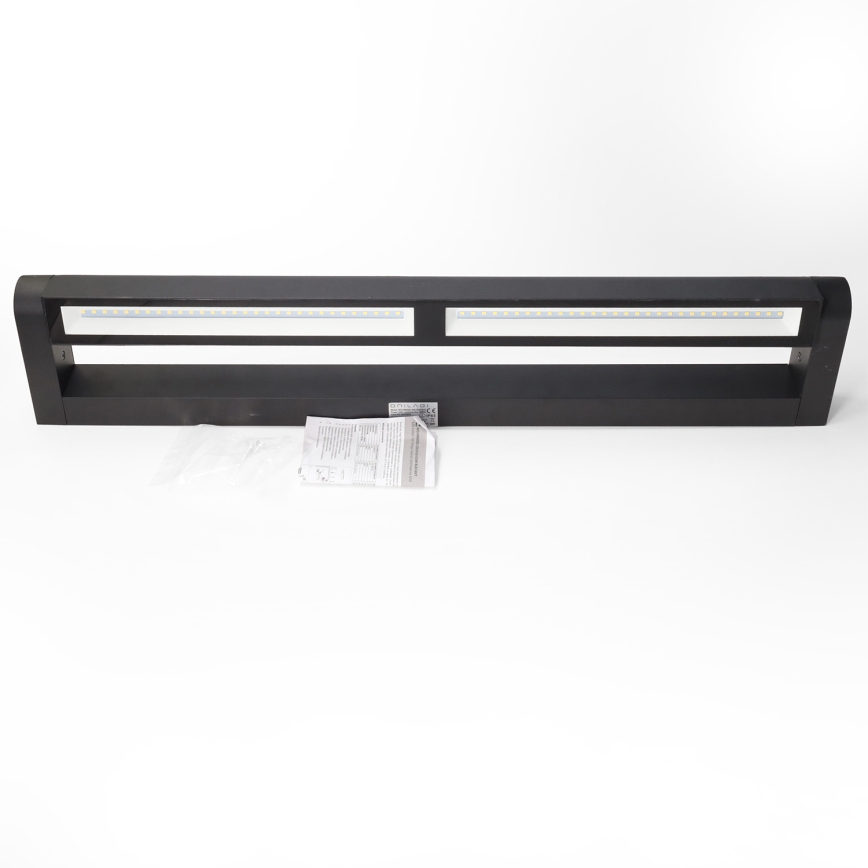 Brilagi - LED vonkajšie nástenné svietidlo SALERNO LED/24W/230V 66 cm čierna IP65