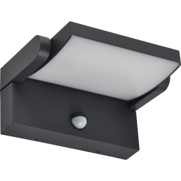 Brilagi - LED Vonkajšie nástenné svietidlo so senzorom ANKLE LED/18W/230V 3000K IP65 antracit