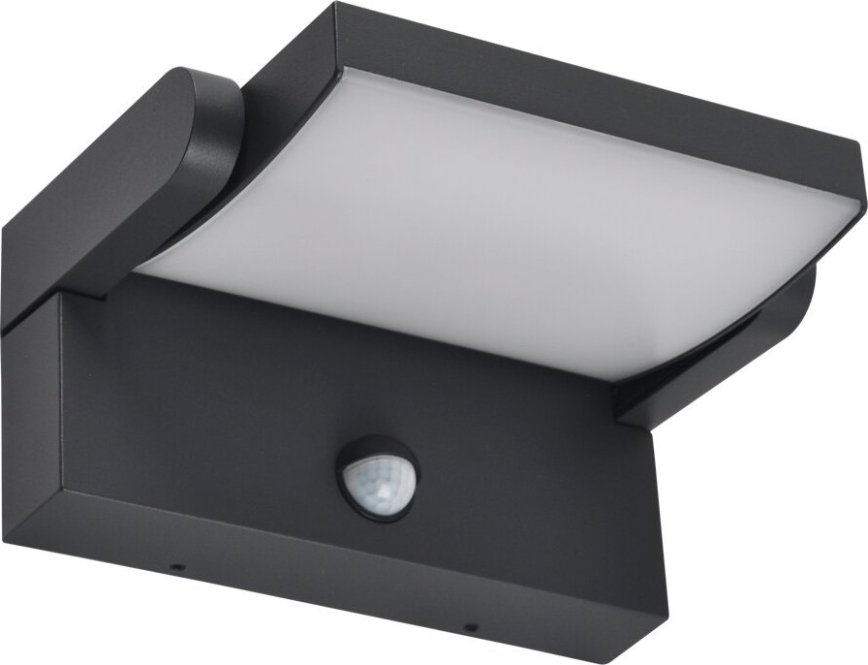 Brilagi - LED Vonkajšie nástenné svietidlo so senzorom ANKLE LED/18W/230V 4000K IP65 antracit