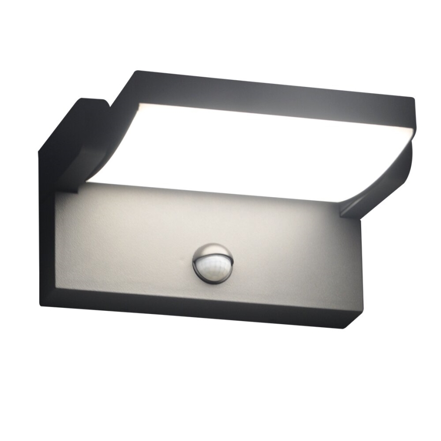 Brilagi - LED Vonkajšie nástenné svietidlo so senzorom ANKLE LED/18W/230V 4000K IP65 antracit