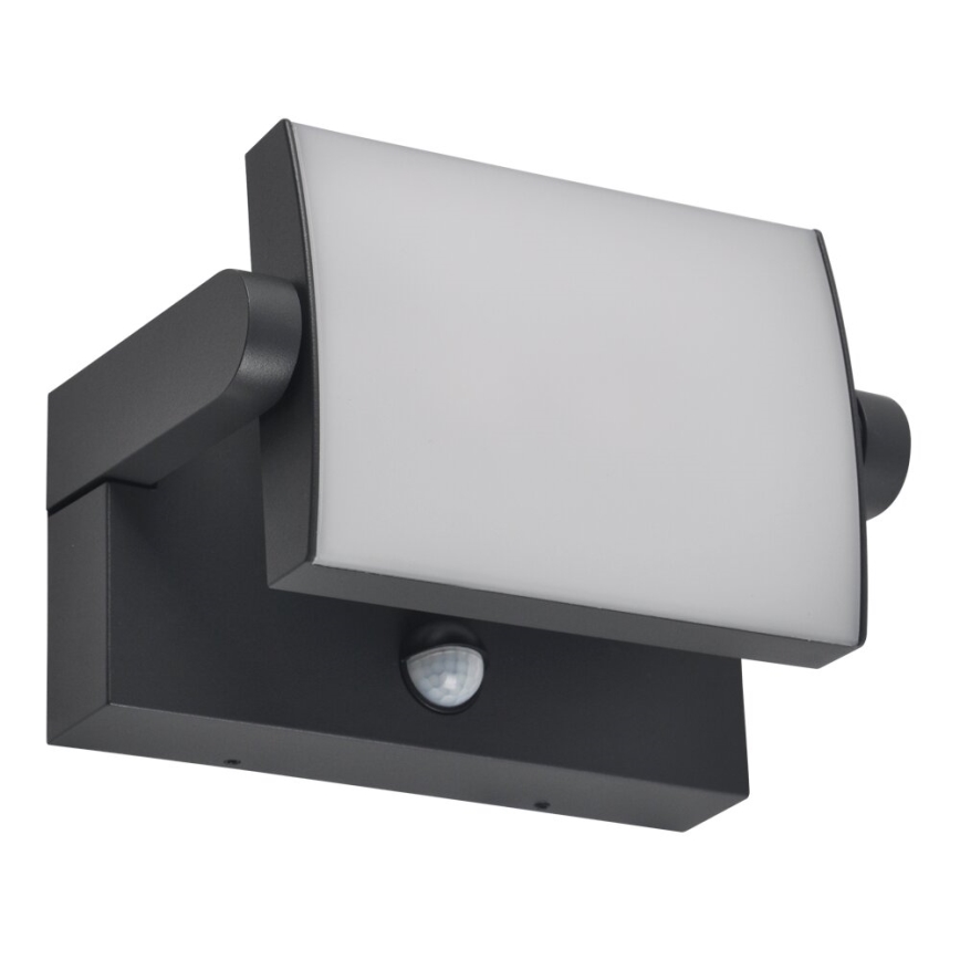 Brilagi - LED Vonkajšie nástenné svietidlo so senzorom ANKLE LED/18W/230V 4000K IP65 antracit