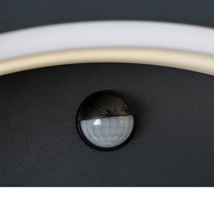Brilagi - LED Vonkajšie nástenné svietidlo so senzorom ARCELO LED/8W/230V IP54