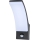 Brilagi - LED Vonkajšie nástenné svietidlo so senzorom ARCELO LED/9W/230V IP44