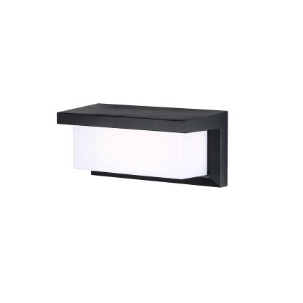 Brilagi - LED Vonkajšie nástenné svietidlo so senzorom BRICKY LED/12W/230V čierna IP54