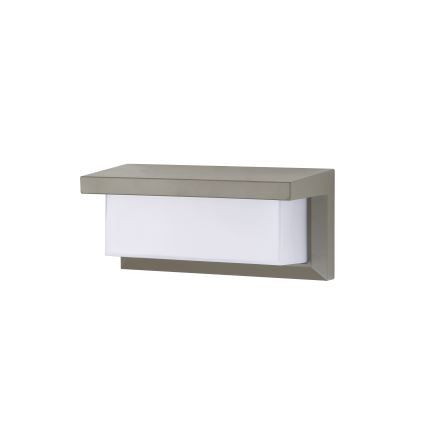 Brilagi - LED Vonkajšie nástenné svietidlo so senzorom BRICKY LED/12W/230V šedá IP54