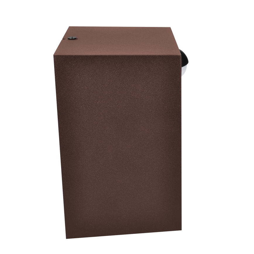 Brilagi - LED vonkajšie nástenné svietidlo so senzorom TERNI LED/12W/230V hnedé IP44