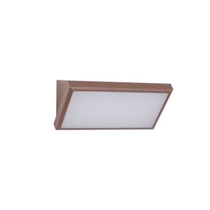 Brilagi - LED vonkajšie nástenné svietidlo so senzorom TRIANGLE LED/20W/230V hnedé IP65