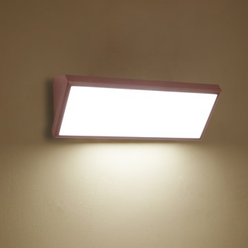 Brilagi - LED vonkajšie nástenné svietidlo so senzorom TRIANGLE LED/42W/230V hnedé IP65