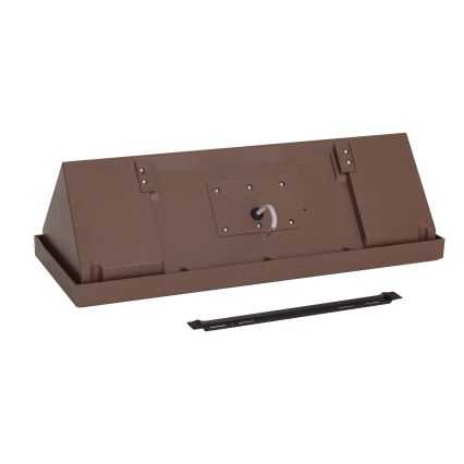 Brilagi - LED vonkajšie nástenné svietidlo so senzorom TRIANGLE LED/42W/230V hnedé IP65