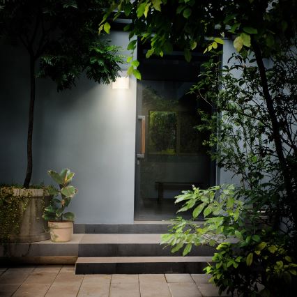 Brilagi - LED Vonkajšie nástenné svietidlo TERNI LED/12W/230V šedá IP44