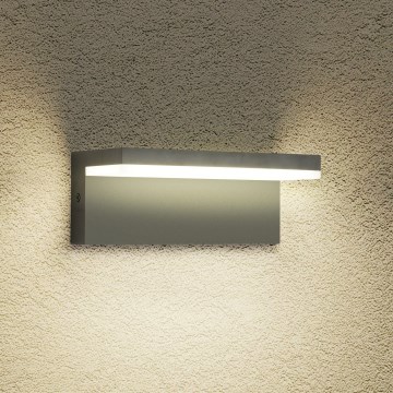 Brilagi - LED vonkajšie nástenné svietidlo TESSI LED/10W/230V antracit IP54