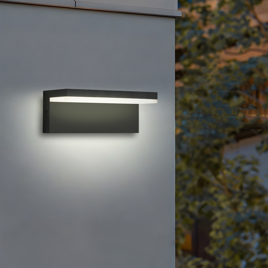 Brilagi - LED vonkajšie nástenné svietidlo TESSI LED/10W/230V čierne IP54