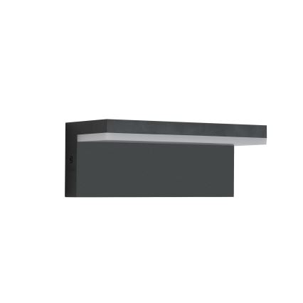 Brilagi - LED vonkajšie nástenné svietidlo TESSI LED/10W/230V čierne IP54