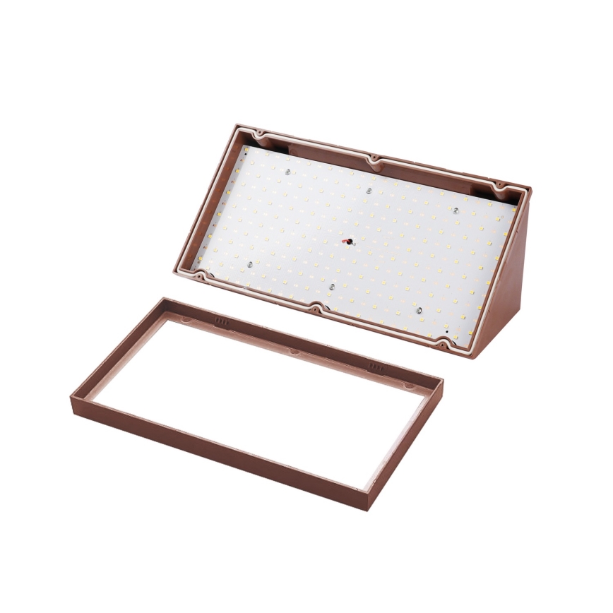 Brilagi - LED vonkajšie nástenné svietidlo TRIANGLE LED/20W/230V hnedá IP65