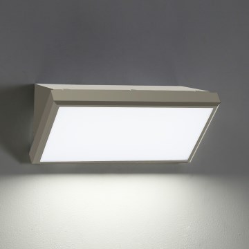 Brilagi - LED Vonkajšie nástenné svietidlo TRIANGLE LED/20W/230V šedá IP65