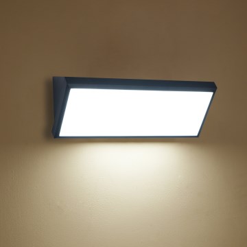 Brilagi - LED vonkajšie nástenné svietidlo TRIANGLE LED/42W/230V 3000/4000/6500K 45 cm čierna IP65
