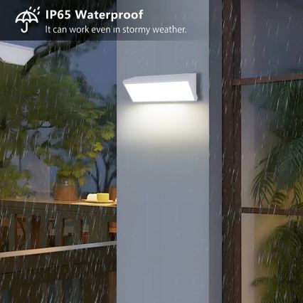 Brilagi - LED Vonkajšie nástenné svietidlo TRIANGLE LED/42W/230V biela IP65