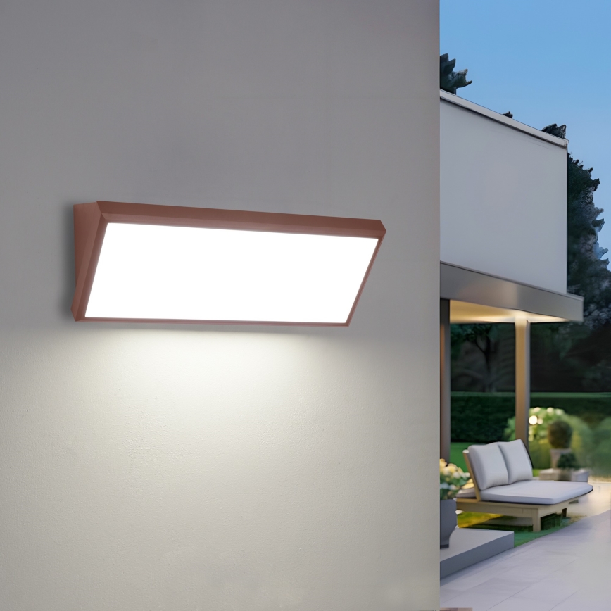 Brilagi - LED vonkajšie nástenné svietidlo TRIANGLE LED/42W/230V hnedá IP65