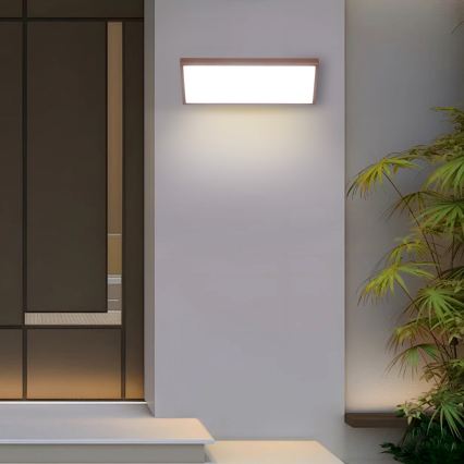 Brilagi - LED vonkajšie nástenné svietidlo TRIANGLE LED/42W/230V 45 cm hnedé IP65