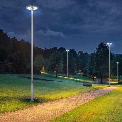 Brilagi - LED vonkajšia pouličná lampa so stĺpom 5 m URBANSPARK LED/120W/230V antracit IP65