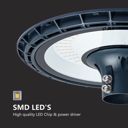 Brilagi - LED vonkajšia pouličná lampa so stĺpom 5 m URBANSPARK LED/120W/230V antracit IP65