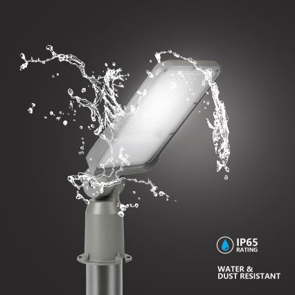 Brilagi - LED vonkajšia pouličná lampa s kĺbom URBANLIGHT LED/50W/230V sivá IP65