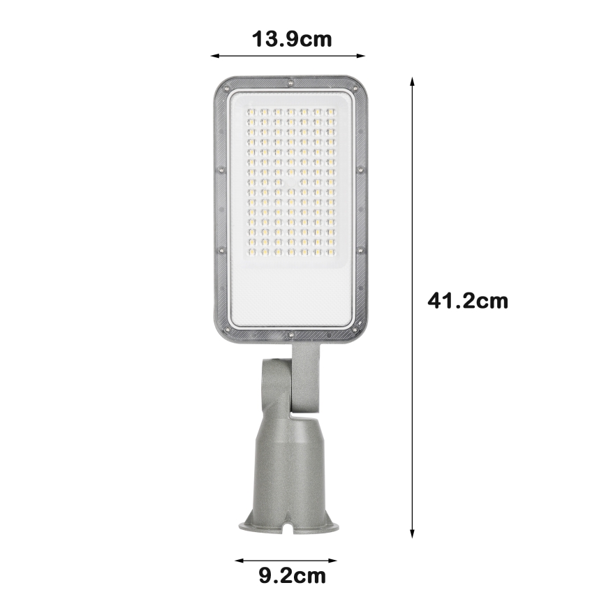 Brilagi - LED vonkajšia pouličná lampa s kĺbom URBANLIGHT LED/50W/230V sivá IP65