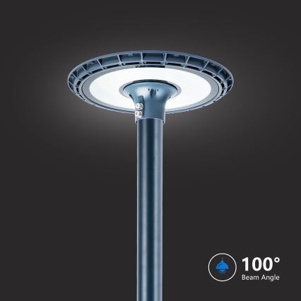 Brilagi - LED Vonkajšia pouličná lampa so stĺpom 3 m URBANSPARK LED/120W/230V antracit IP65