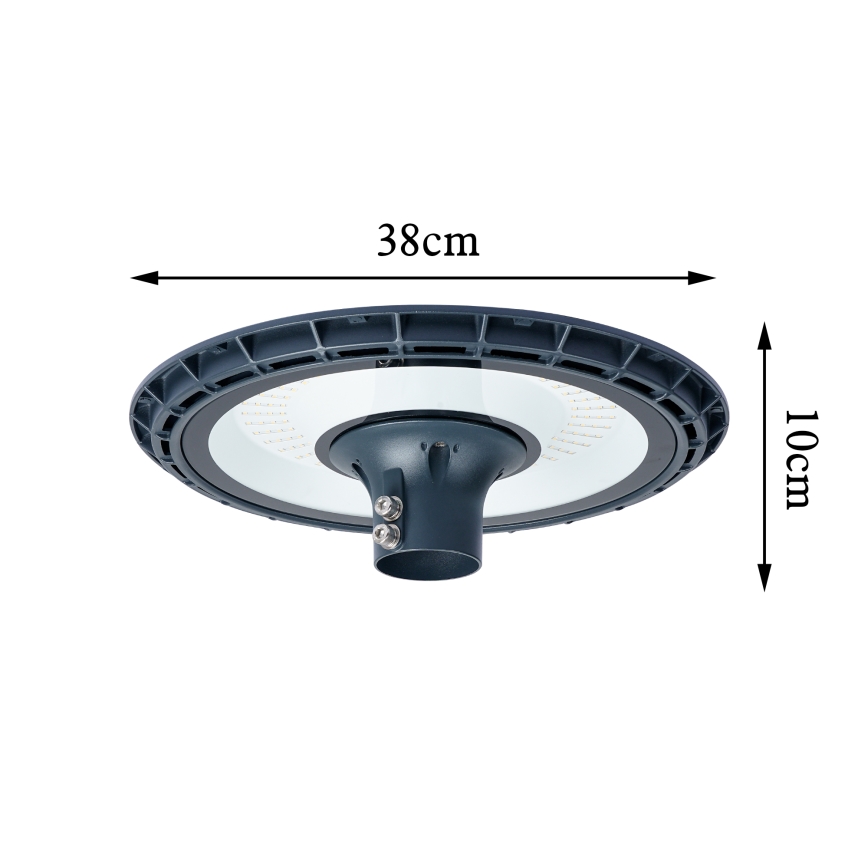 Brilagi - LED Vonkajšia pouličná lampa so stĺpom 3 m URBANSPARK LED/120W/230V antracit IP65