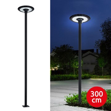 Brilagi - LED vonkajšie pouličné svietidlo so stĺpom 3 m URBANSPARK LED/120W/230V čierne IP65
