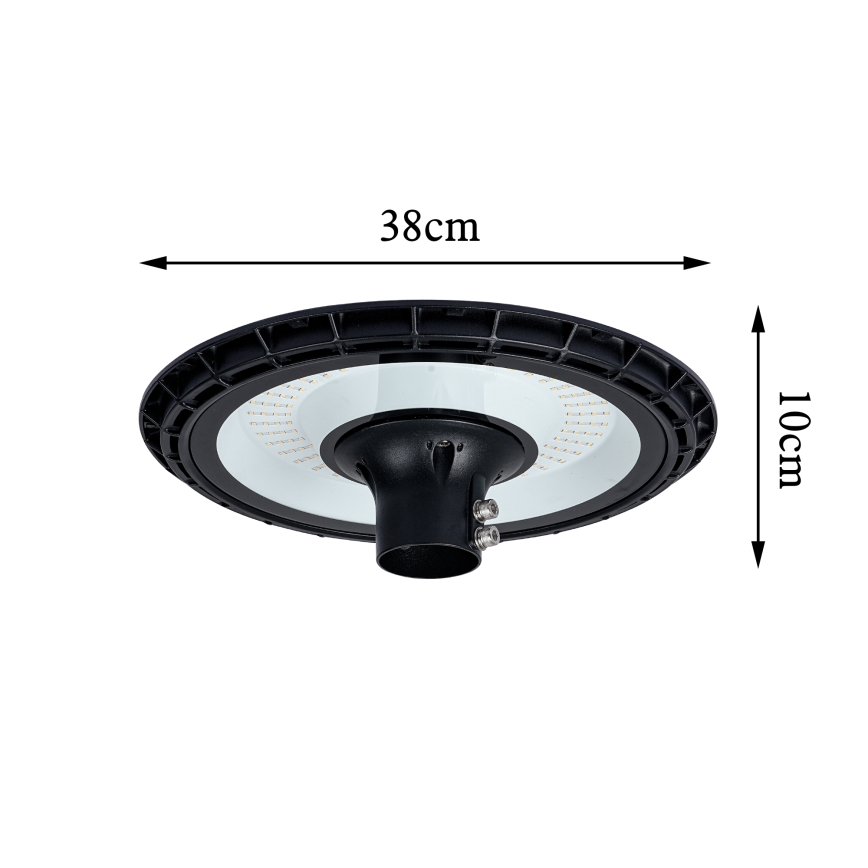 Brilagi - LED vonkajšia pouličná lampa so stĺpom 3 m URBANSPARK LED/60W/230V čierna IP65