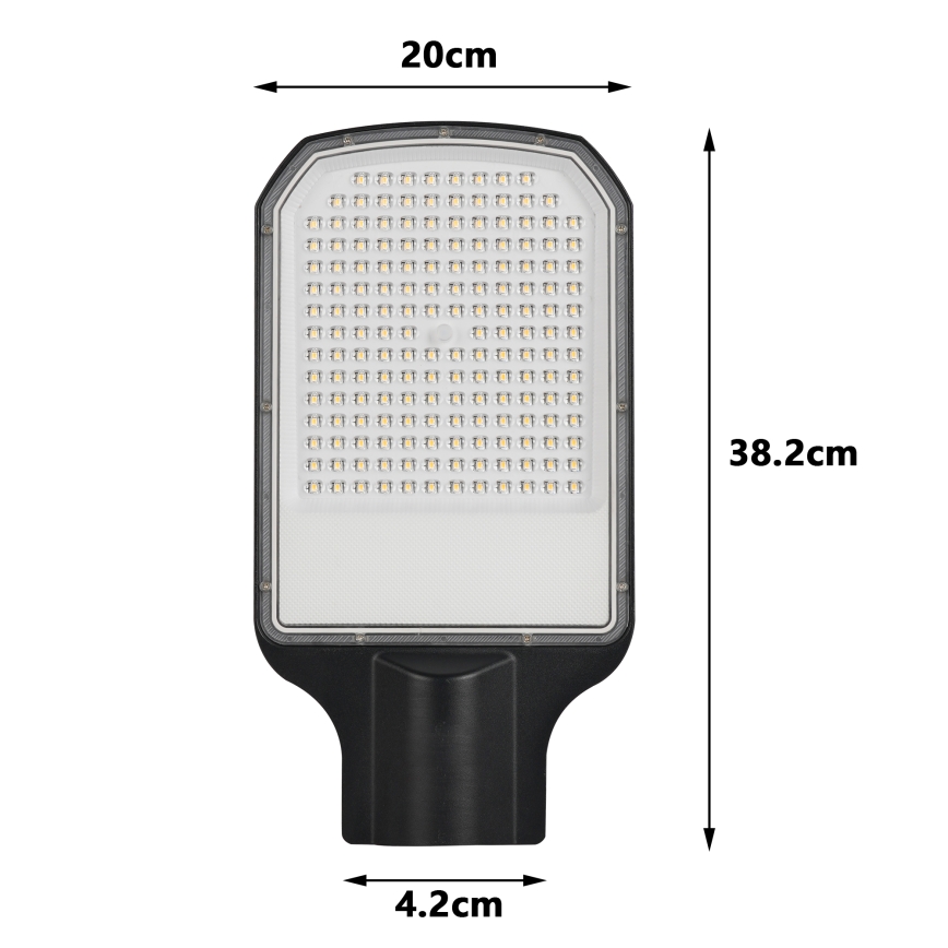 Brilagi - LED vonkajšie pouličné svietidlo URBANLIGHT LED/100W/230V čierne IP65