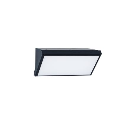 Brilagi - Stmievateľné LED vonkajšie nástenné svietidlo TRIANGLE 1xE27/6W/230V 2700-6500K IP65 čierna