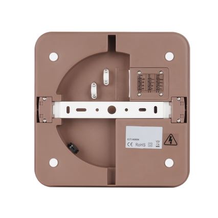 Brilagi - LED vonkajšie stropné svietidlo BENE LED/24W/230V 26x26 cm hnedé IP54