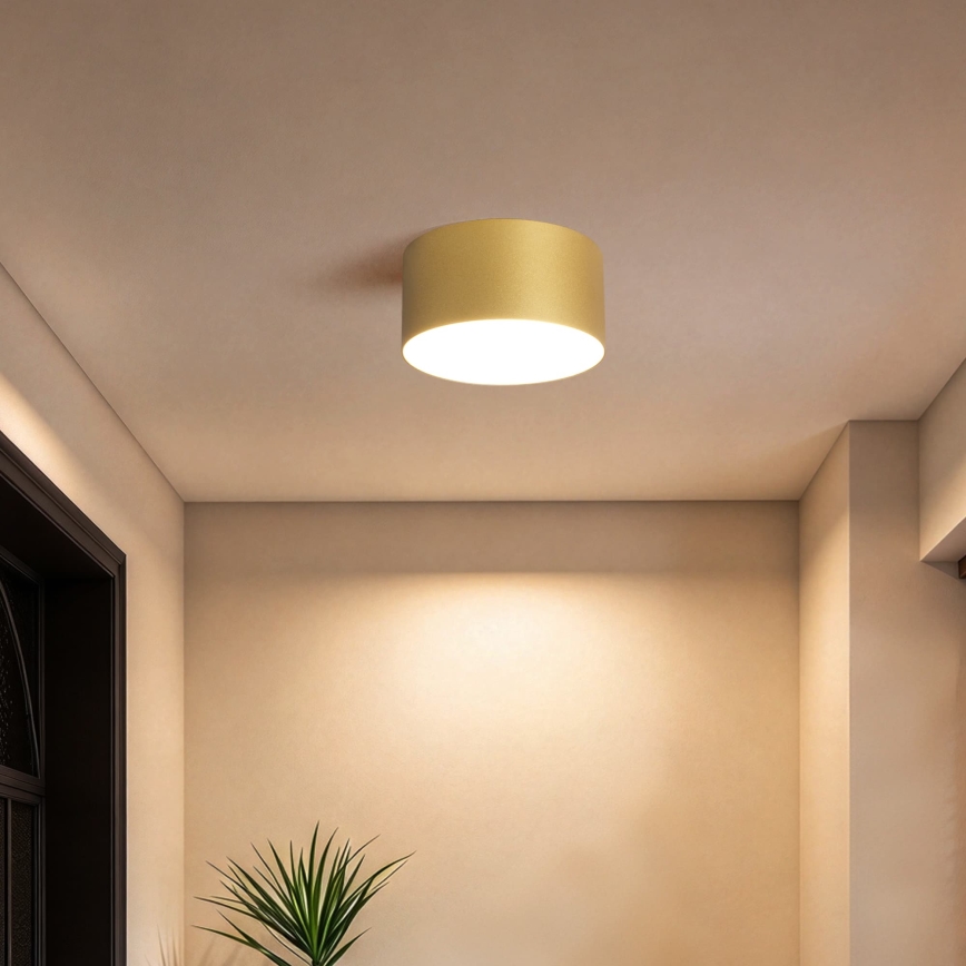 BRILAGI - Vonkajšie stropné svietidlo FORIS LED/14W/230V pr. 12 cm zlaté IP44