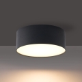 BRILAGI - LED Vonkajšie stropné svietidlo FORIS LED/14W/230V priemer 12 cm čierna IP44
