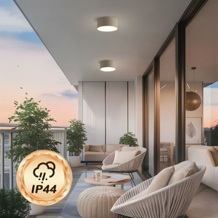 BRILAGI - LED Vonkajšie stropné svietidlo FORIS LED/20W/230V pr. 15 cm béžová IP44